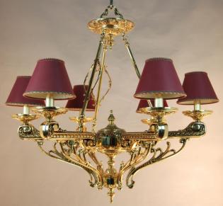 Lampara de bronce - FRENCH GOLD