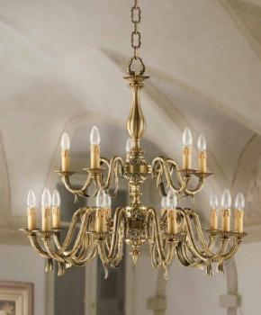 Lampara de bronce - ANTIQUE BRASS