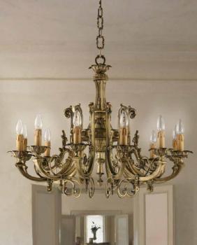 Lampara de bronce - ANTIQUE BRASS