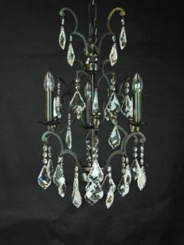 Versalles pequeña - Antique bronze/ asfour crystal
