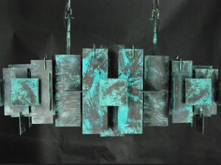 LAMPARA DISEÑO - Rustic green