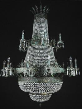 Lampe grand avec cristal - 