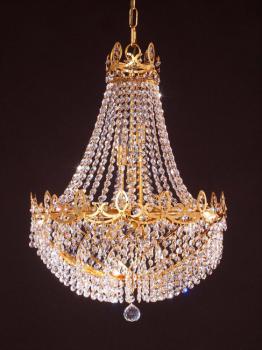 Crystal Chandelier - Gold chandelier-Crystal Asfour