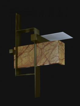Aplique moderno - ANTIQUE BRASS