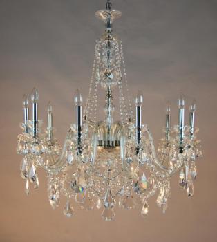 Traditional crystal chandelier  - Crystal   asfour / without chain 